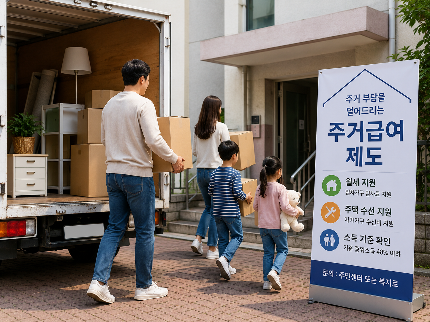 새 출발, 함께 옮기는 하루