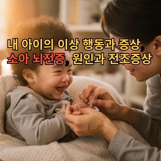 내 아이의 이상 행동과 증상, 소아 뇌전증, 원인과 전조증상