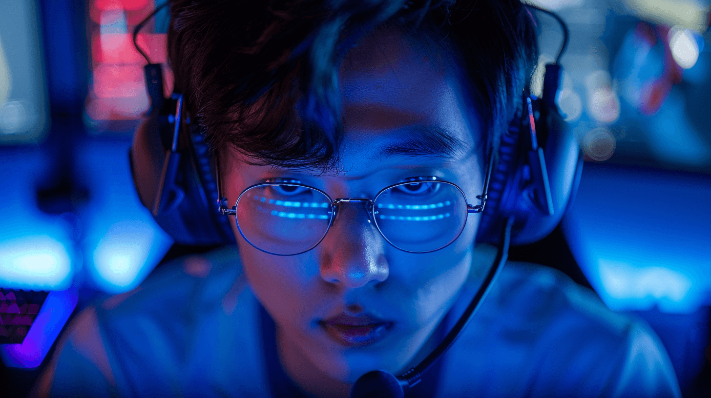 심각한-표정으로-컴퓨터를-하고-있는-남성-이미지