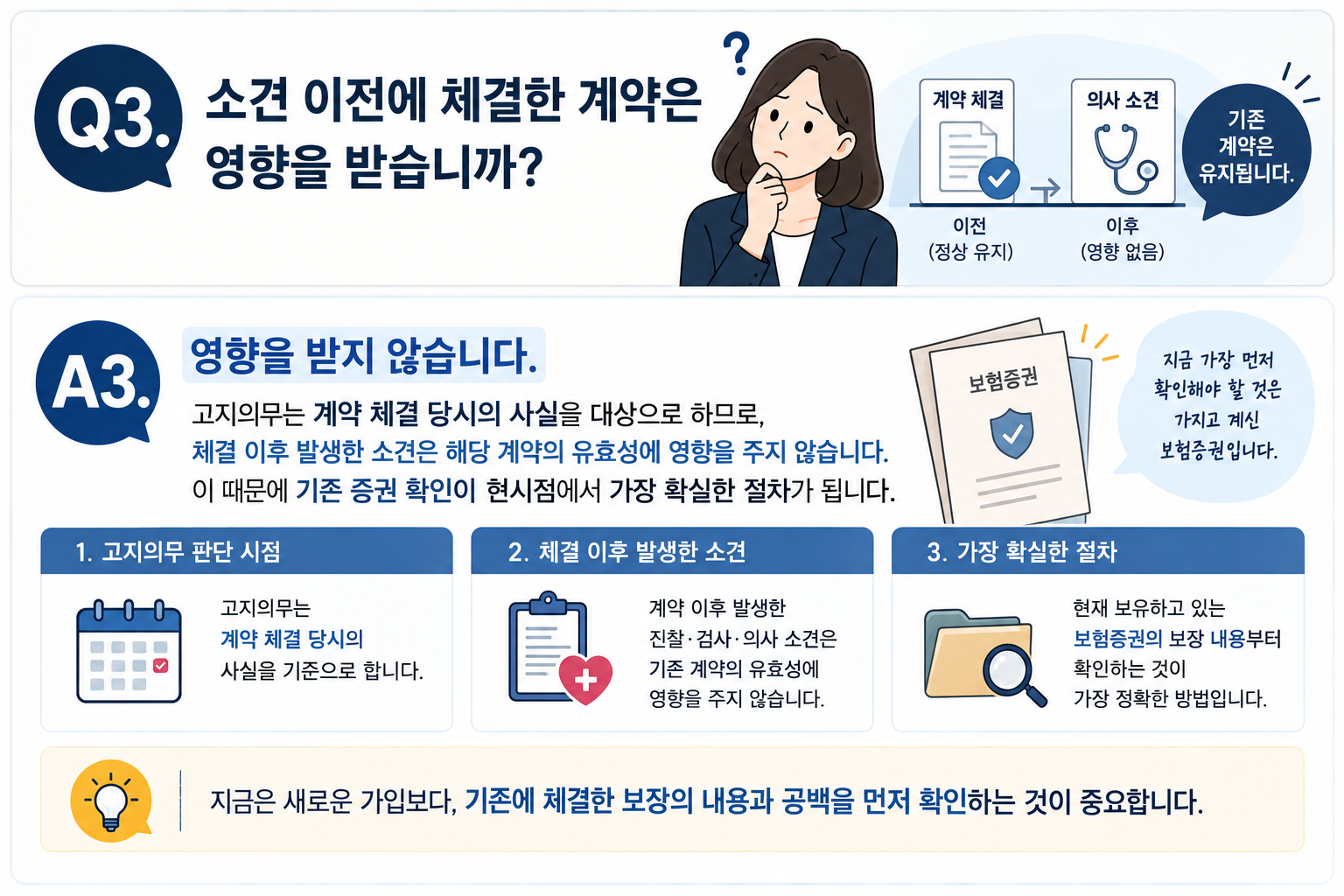 Q3. 소견 이전에 체결한 계약은 영향을 받습니까?