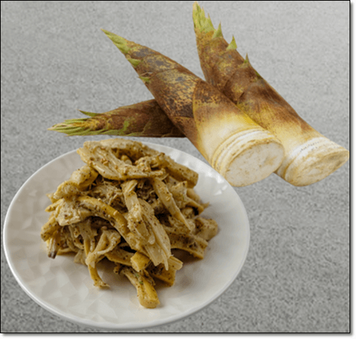 죽순 및 죽순나물 무침