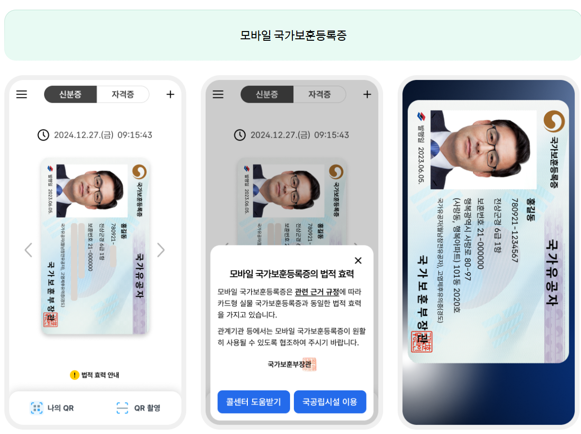 국가보훈등록증발급방법