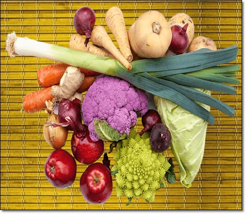 과일과 채소에 많은 루틴