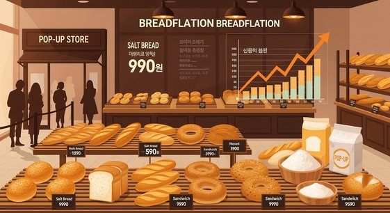 990원 소금빵 열풍, 빵플레이션 논란의 진짜 원인은?