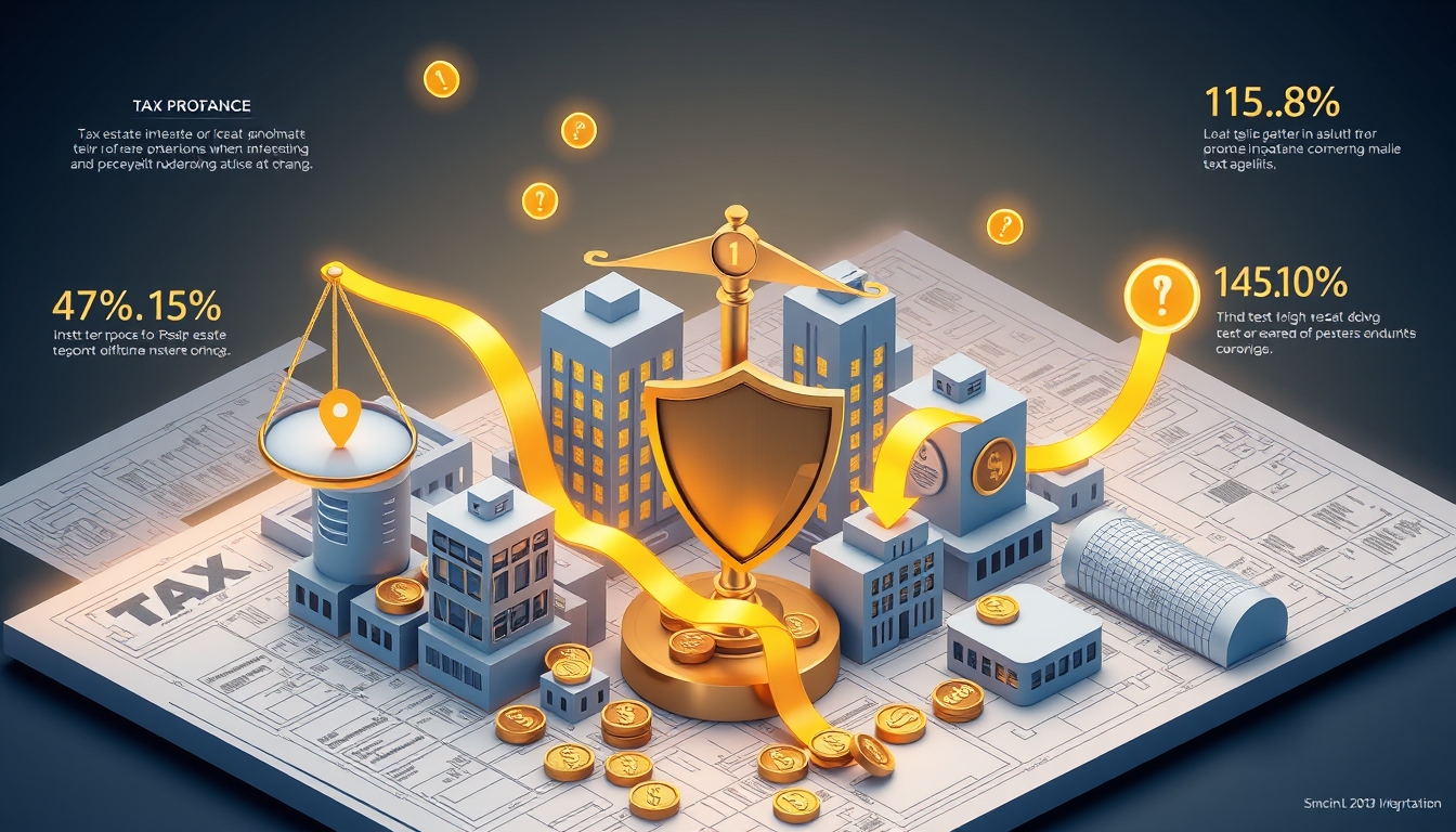 절세 전략을 시각적으로 표현한 이미지