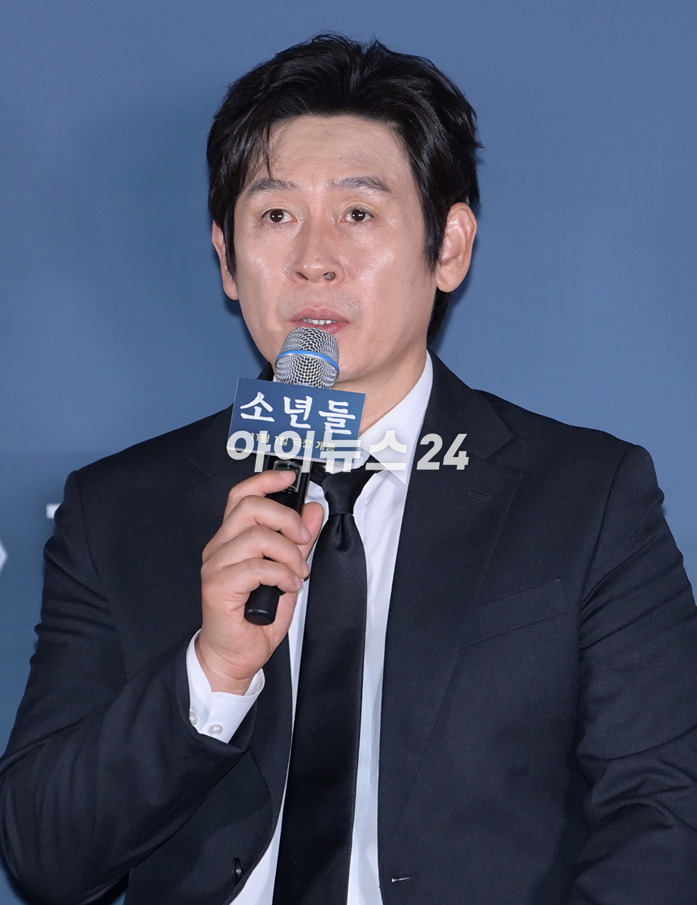배우 설경구가 23일 오후 서울 CGV 용산아이파크몰에서 열린 영화 '소년들'(감독 정지영) 언론시사회에 참석하고 있다. [사진=정소희 기자]