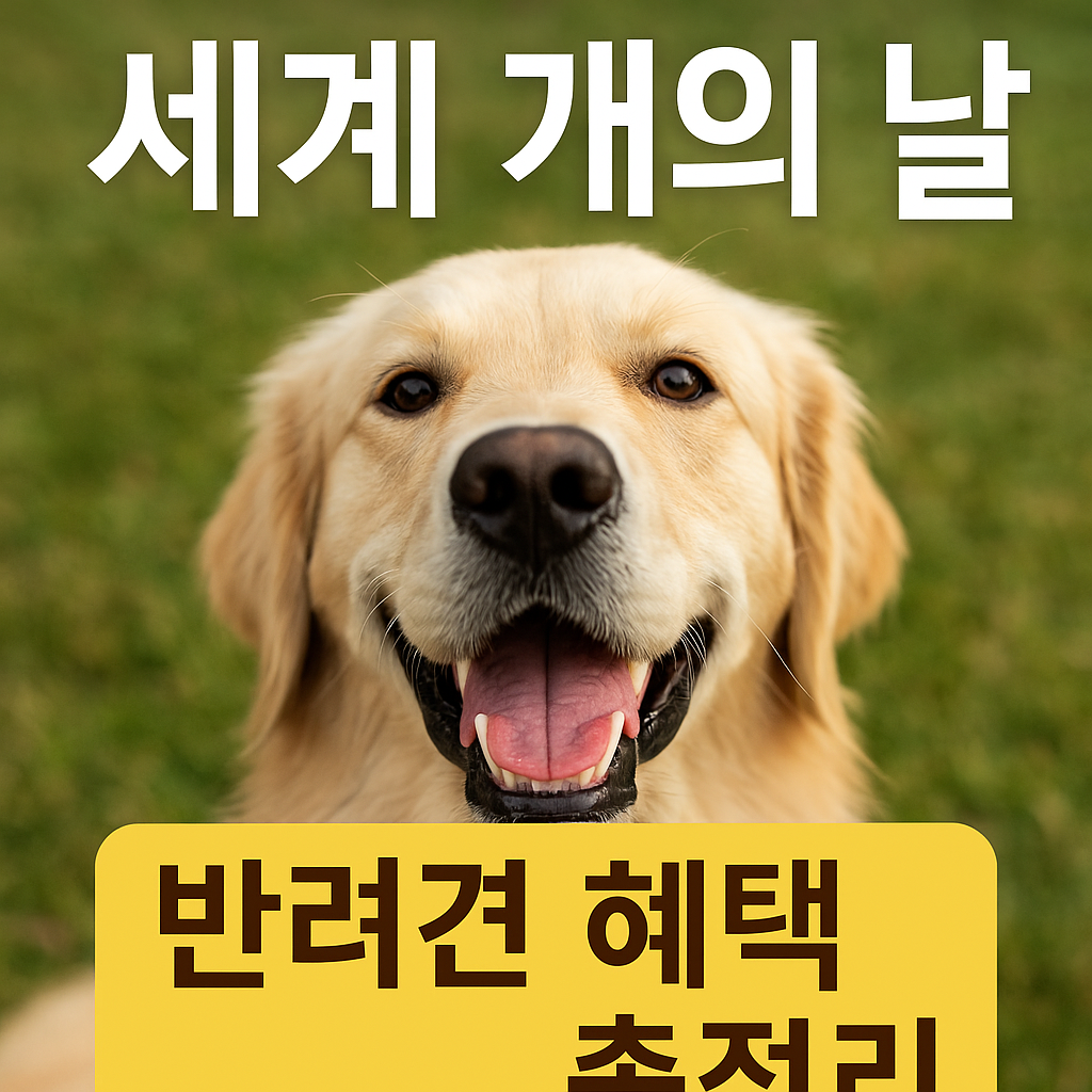 [세계 개의 날] 그냥 지나치면 반려견이 서운해합니다!