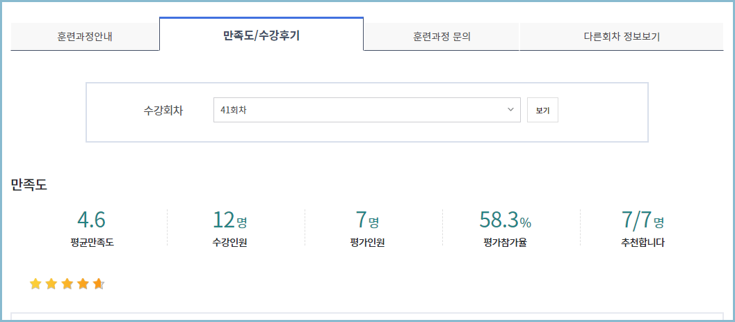 훈련과정-만족도