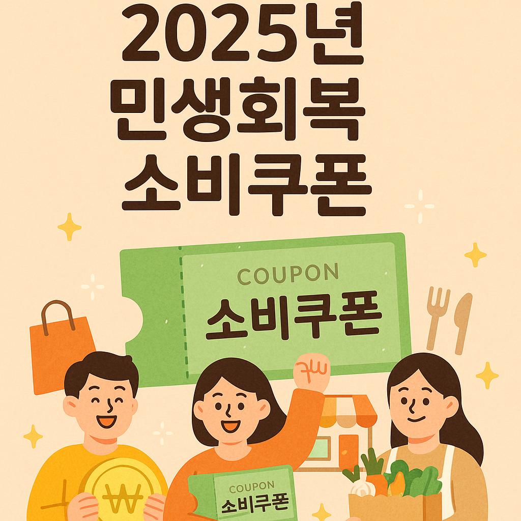 2025 정부지원 민생회복 소비쿠폰