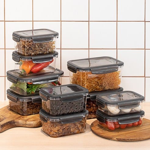 밀폐용기 고르는법 사면 결착 뚜껑 구조