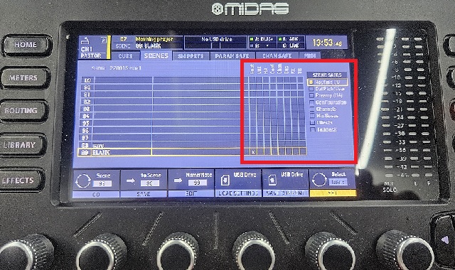 M32 씬 세이프 세팅
