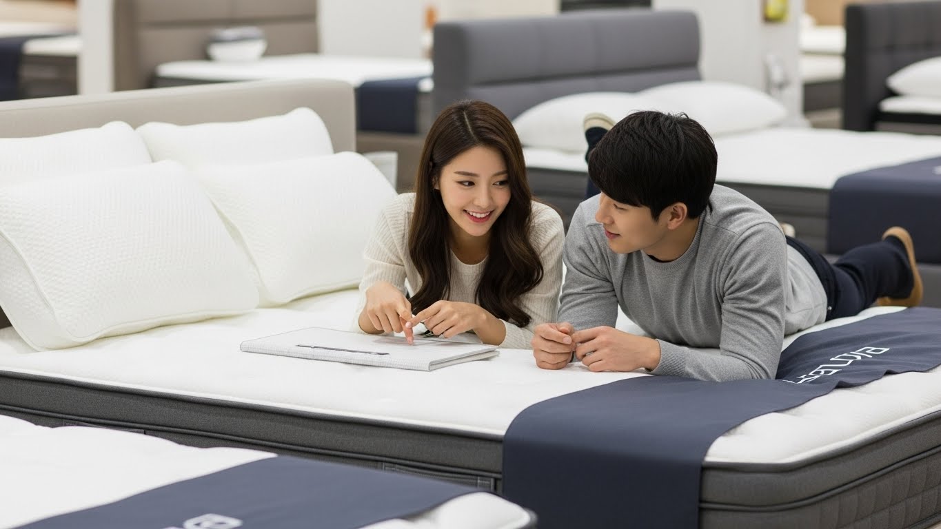 퀸 사이즈 침대 치수