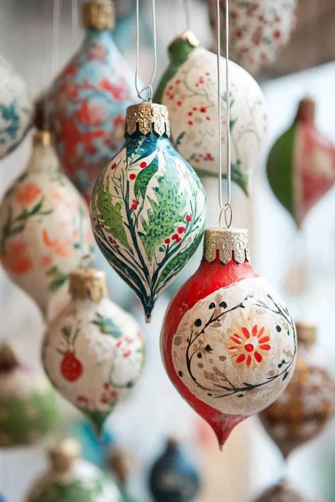 유럽 스타일 크리스마스 트리