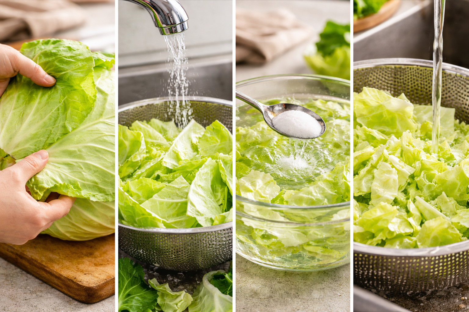 양배추 씻는 방법