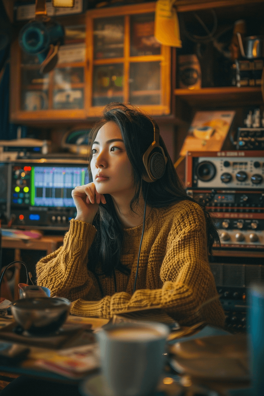 라디오-DJ-여성-이미지