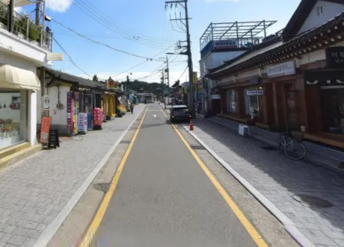 경주-황리단길-한옥거리풍경-감성카페-동선-지도
