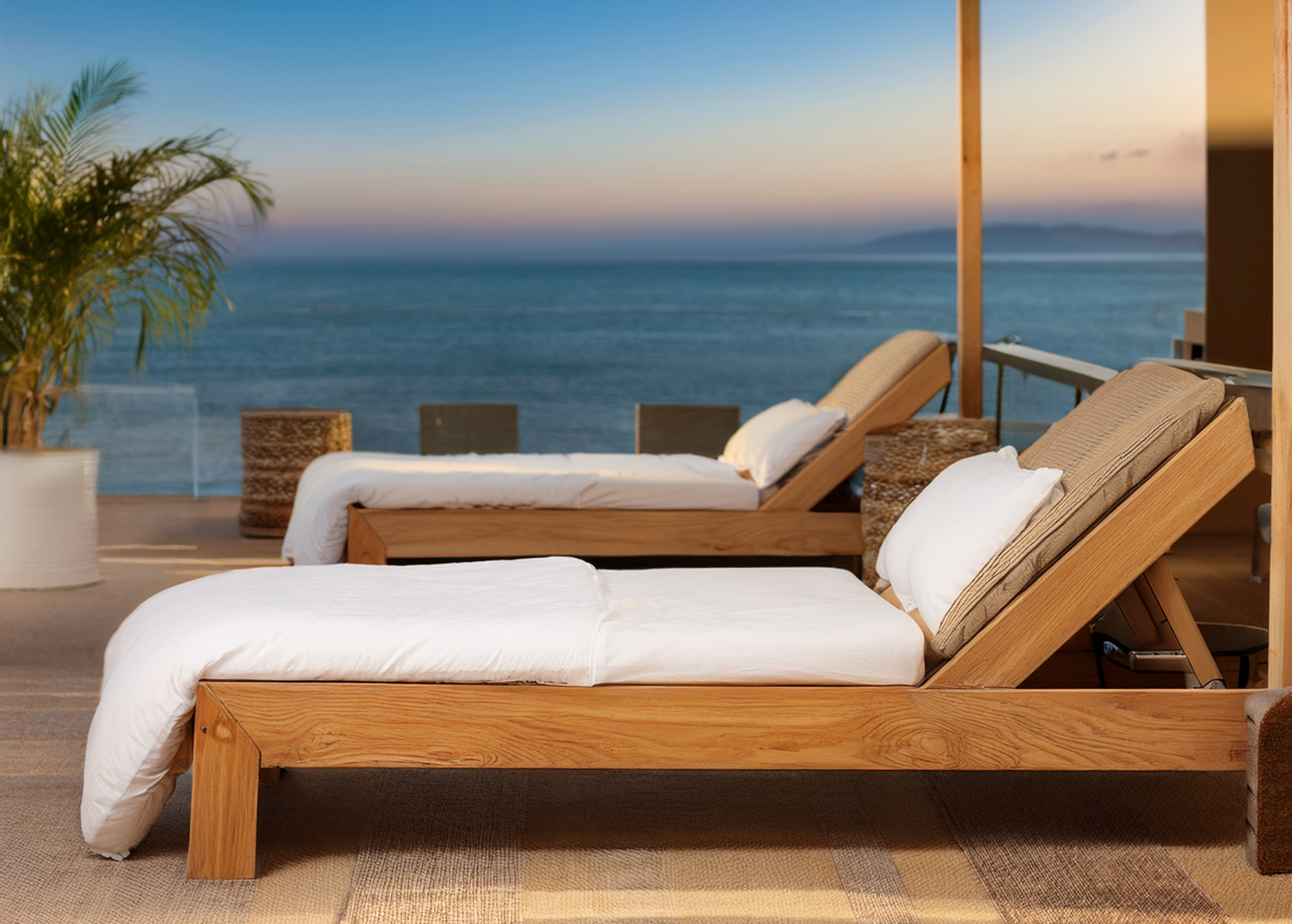 가볍도 부피가 적어 매우 휴대성이 좋은 시어서커 이불은 휴양지에 가서도 덮기 매우 편하고 좋다.