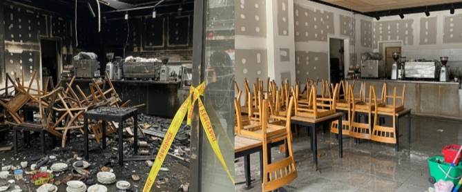 고흥 화재청소중