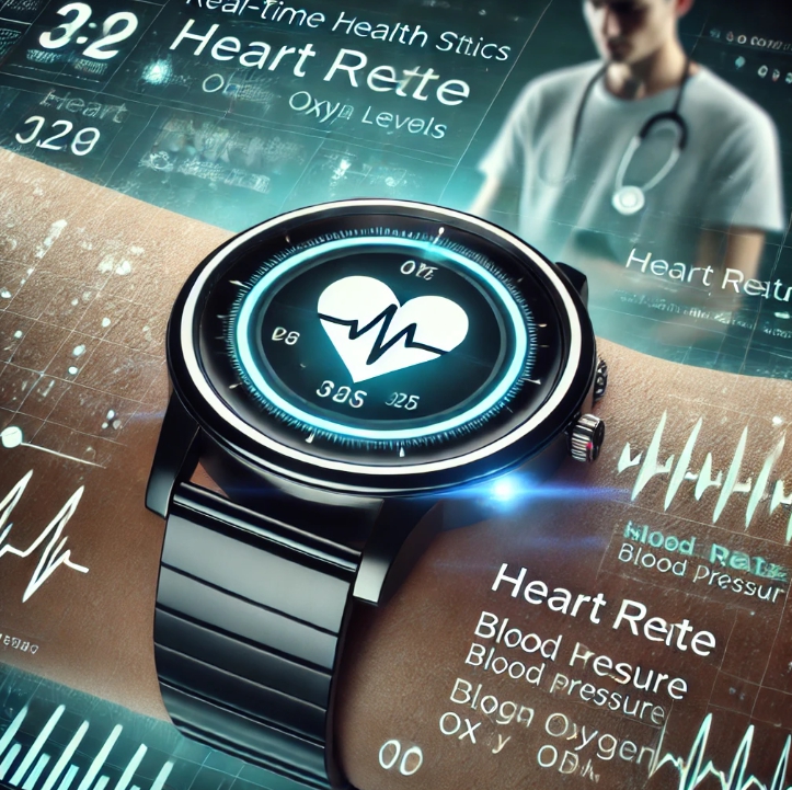 스마트헬스기기를 표현한 이미지