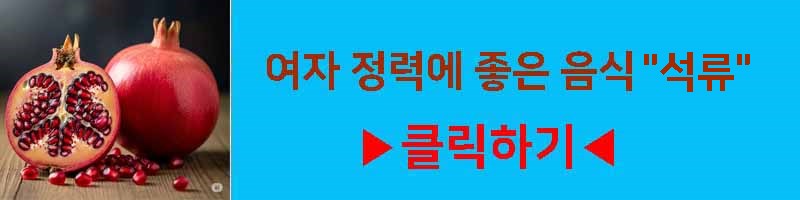 여자 정력에 좋은 음식 석류 영양 효과 섭취 방법 부작용 알아보기