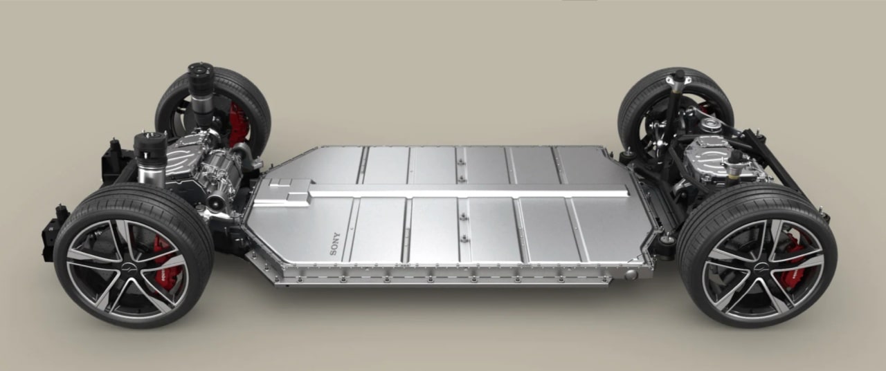 소니 비전-S에 적용된 EV 플랫폼입니다.