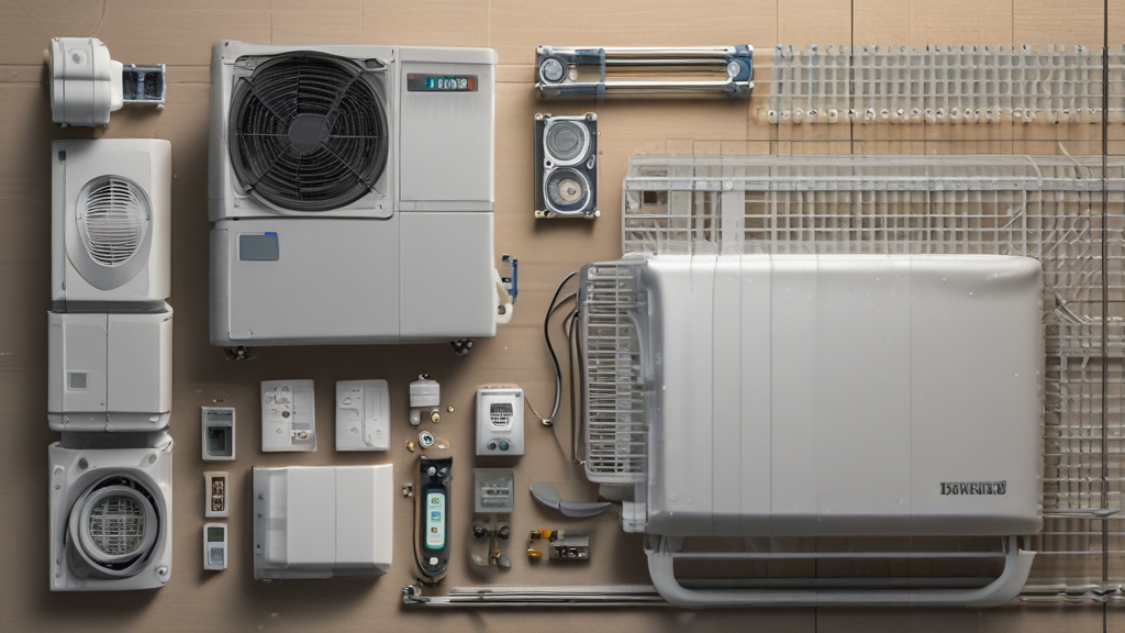 에어컨 분해 사진