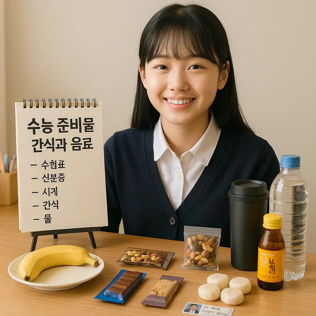 수능 당일 간식 준비물 완벽정리! 합격 부르는 음료&middot;초콜릿 선택법