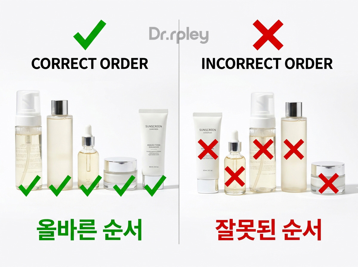닥터리플리 스킨케어 순서 실수 주의사항 꿀팁