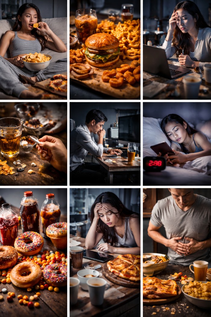 건강을 망치는 대표적인 생활 습관