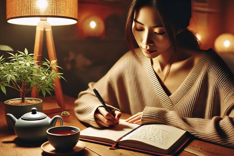 감사 일기 쓰기