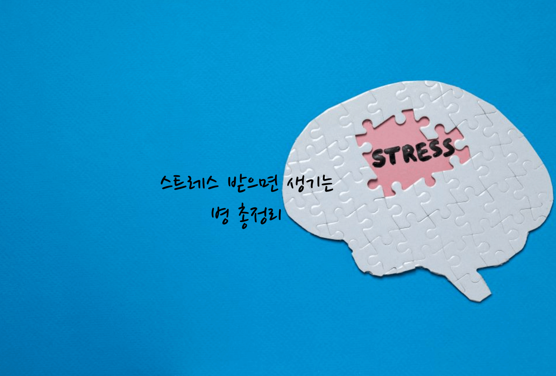 스트레스 받으면 생기는 병