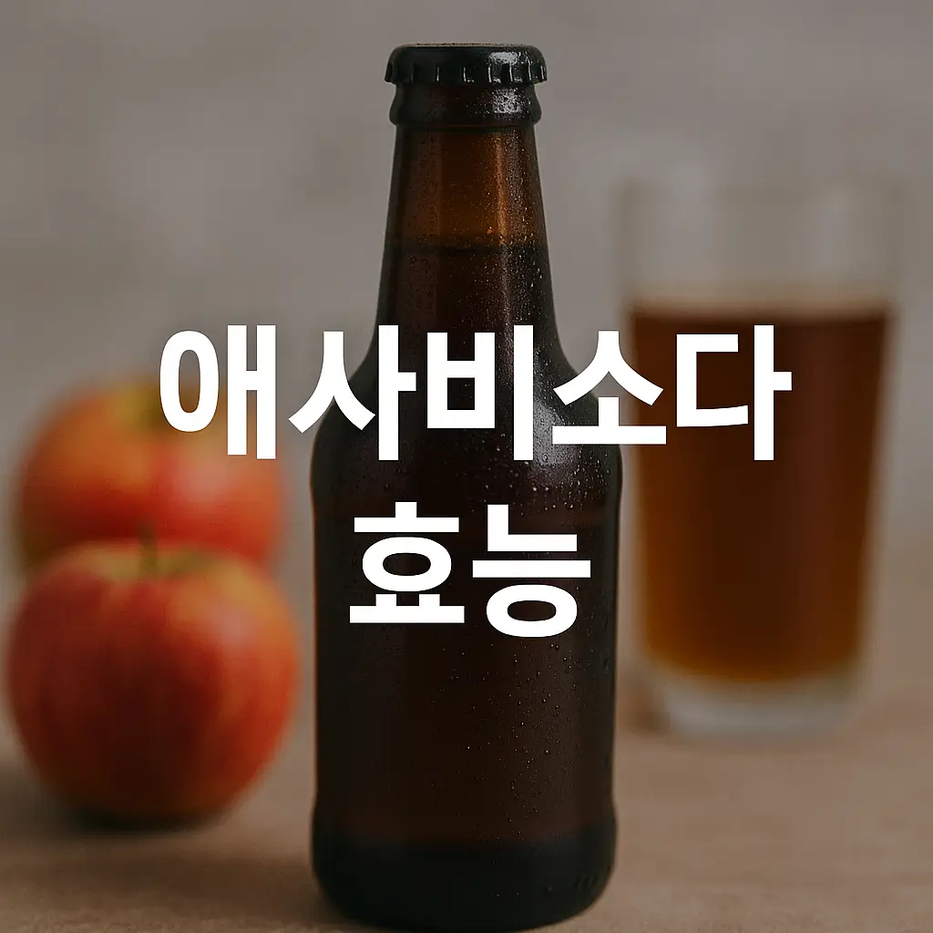 애사비소다 효능