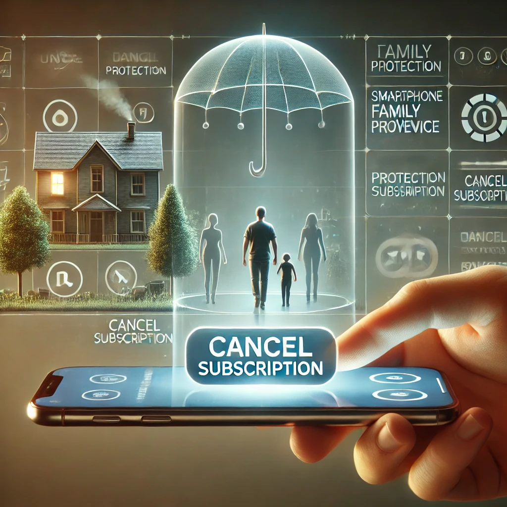 휴대폰 가족 보호 서비스 가입과 해지
