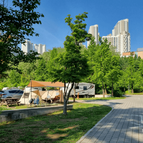 광교호수공원 캠핑장