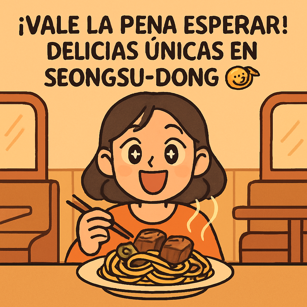 ¡Vale la Pena Esperar! Delicias Únicas en Seongsu-dong 😋🍜