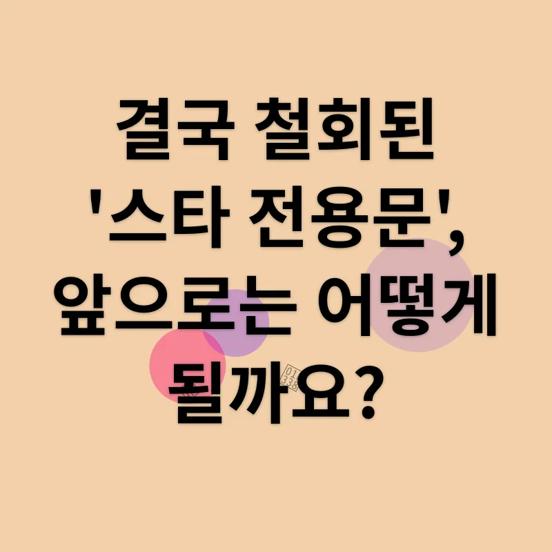 연예인 특혜 논란_2