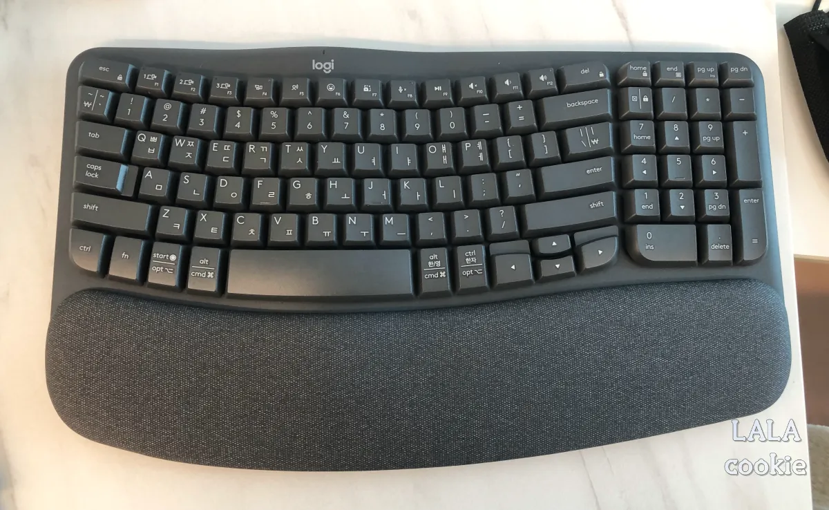 직장인-키보드-추천-손목-편한-로지텍웨이브-본체