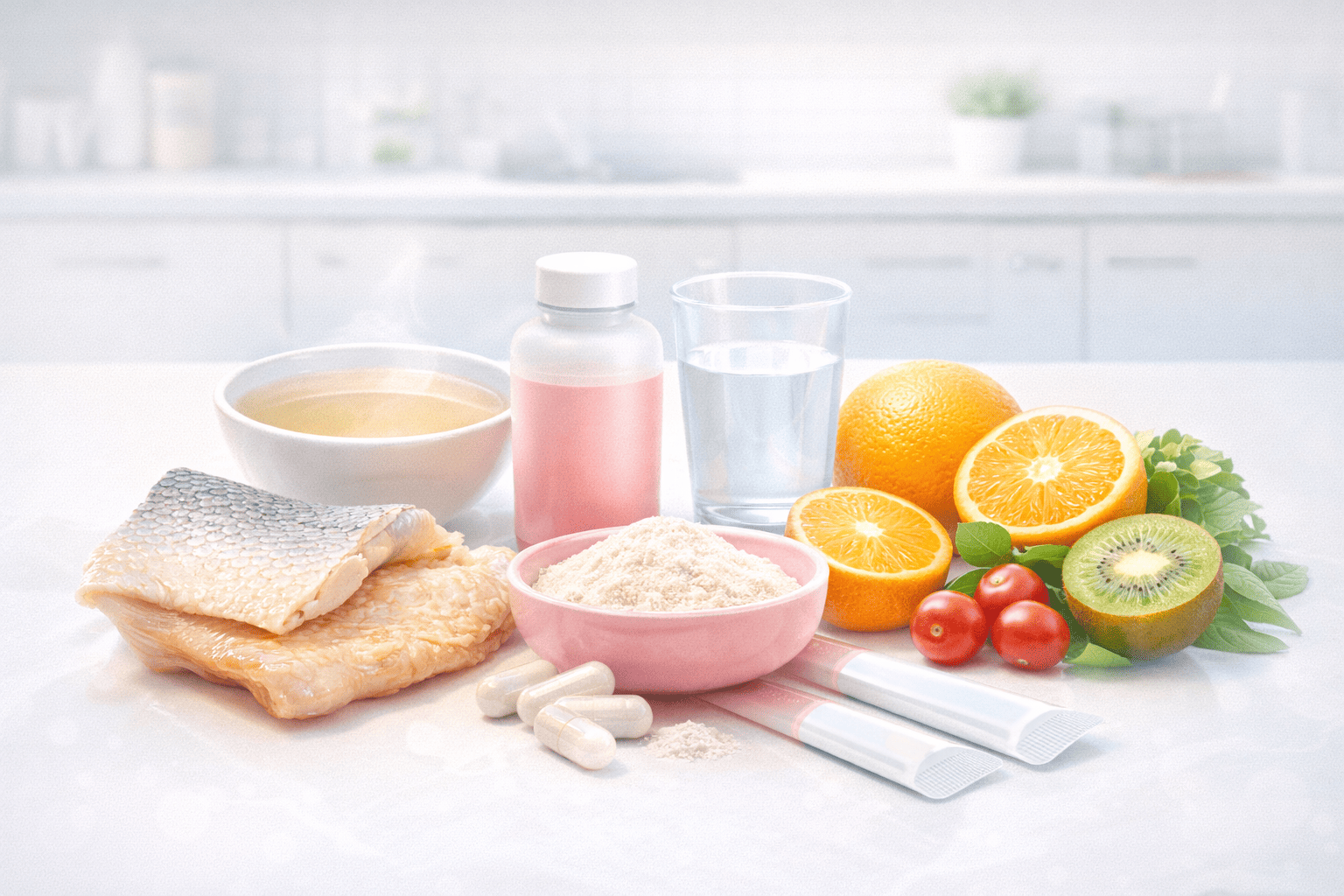 건강한 영양 관리와 콜라겐 섭취