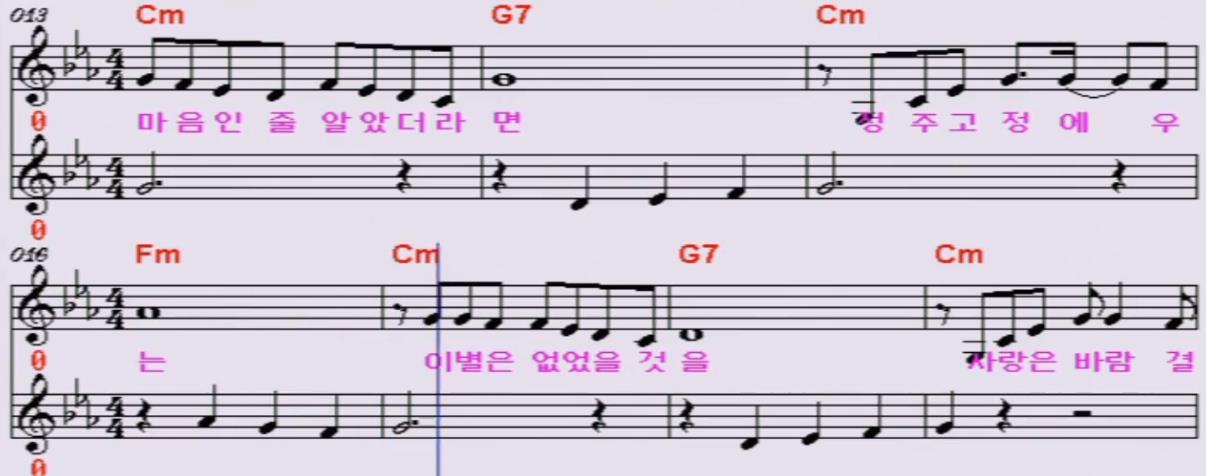 윤수일 - 갈대 악보