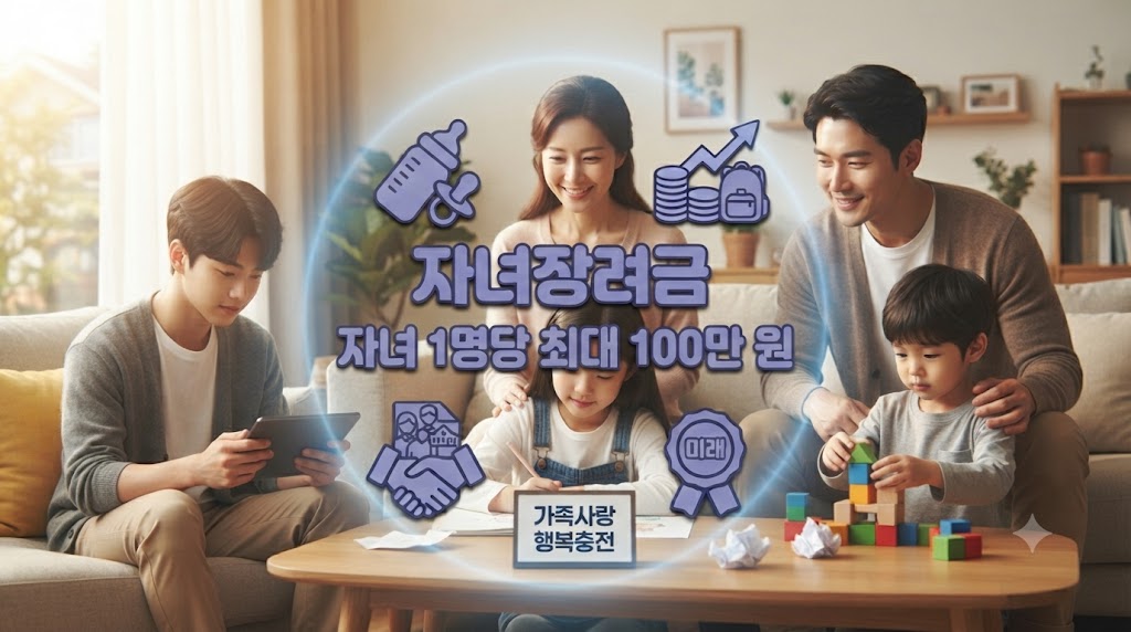 18세 미만 자녀 3명이고 부부합산 연간 총 소득이 7,000만 원 미만인 가구