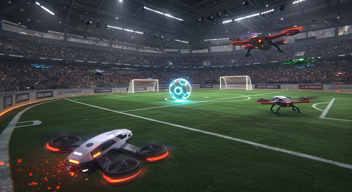 드론축구 이미지