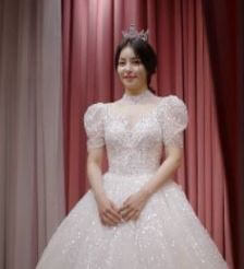 브브걸 유정 웨딩드레스