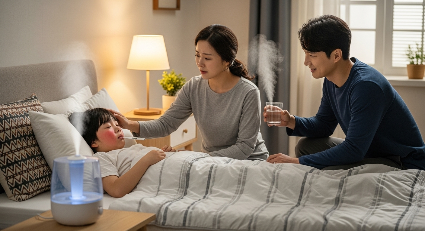 감기&amp;#44; 급성상기도감염&amp;#44; 입원증상