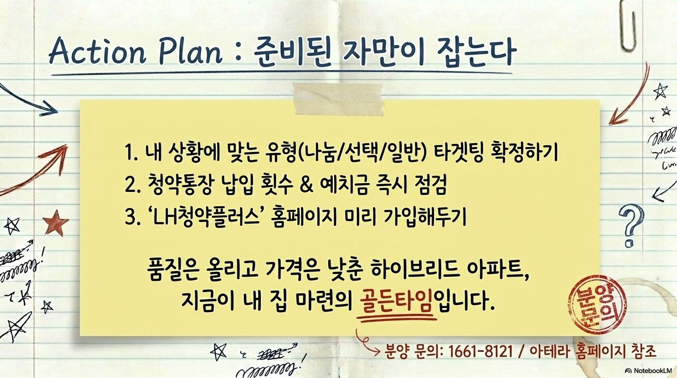 왕숙 아테라 공공분양 청약 완벽 가이드