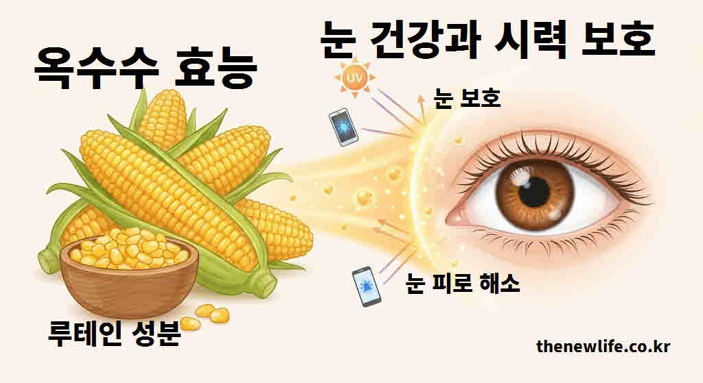 옥수수 효능 눈 건강 시력 보호