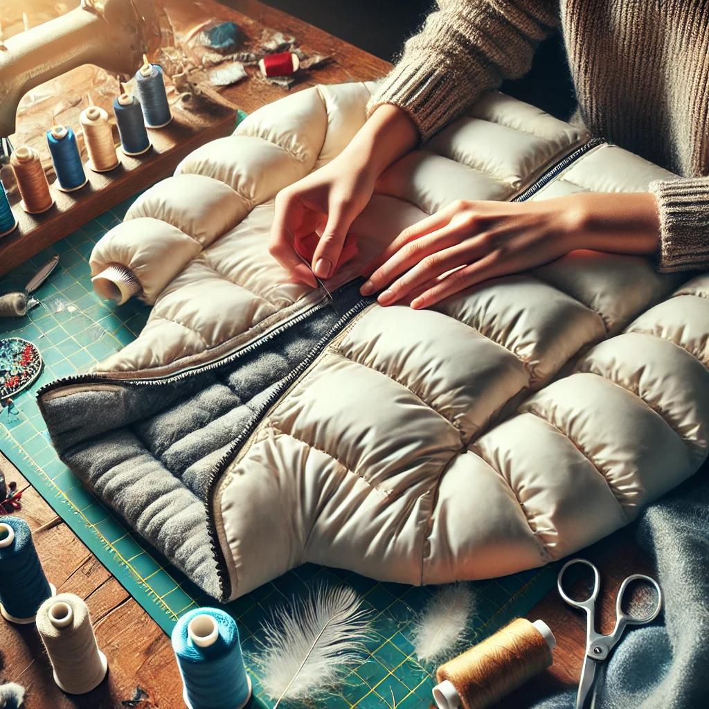 오리털패딩 리폼