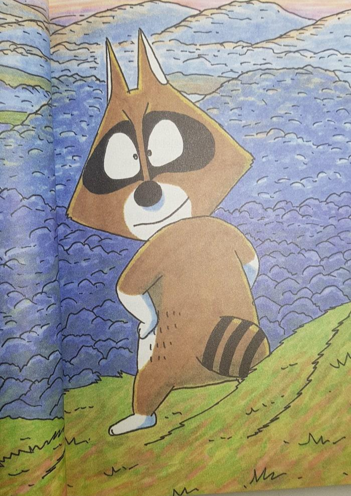 보노보노처럼 살다니 다행이야 책 속 너부리의 모습