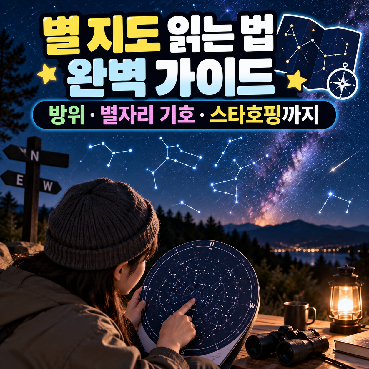 별 지도 읽는 법