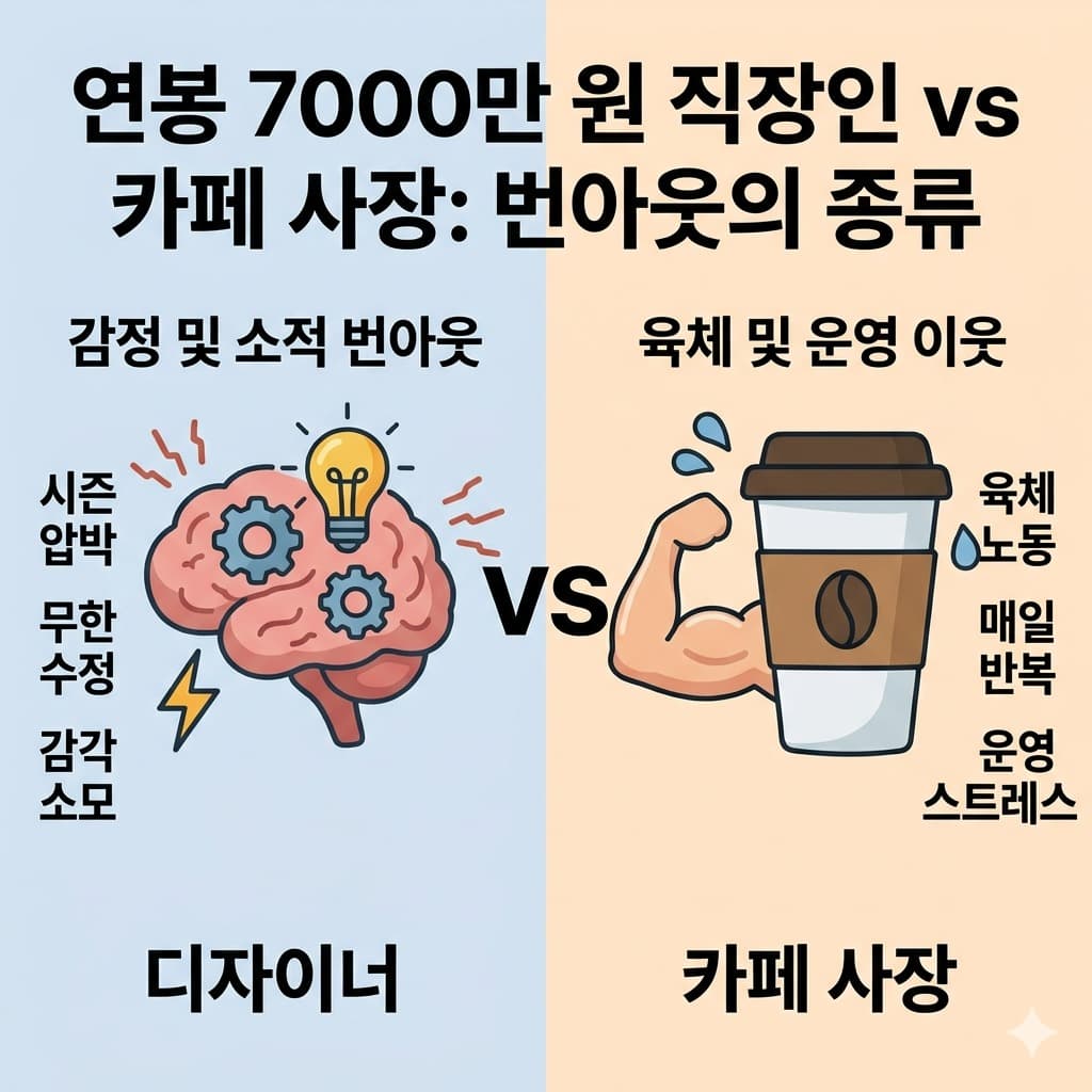 연봉 7000만 원을 받는 12년 차 패션디자이너가 커피숍 창업을 고민하게 되는 이유