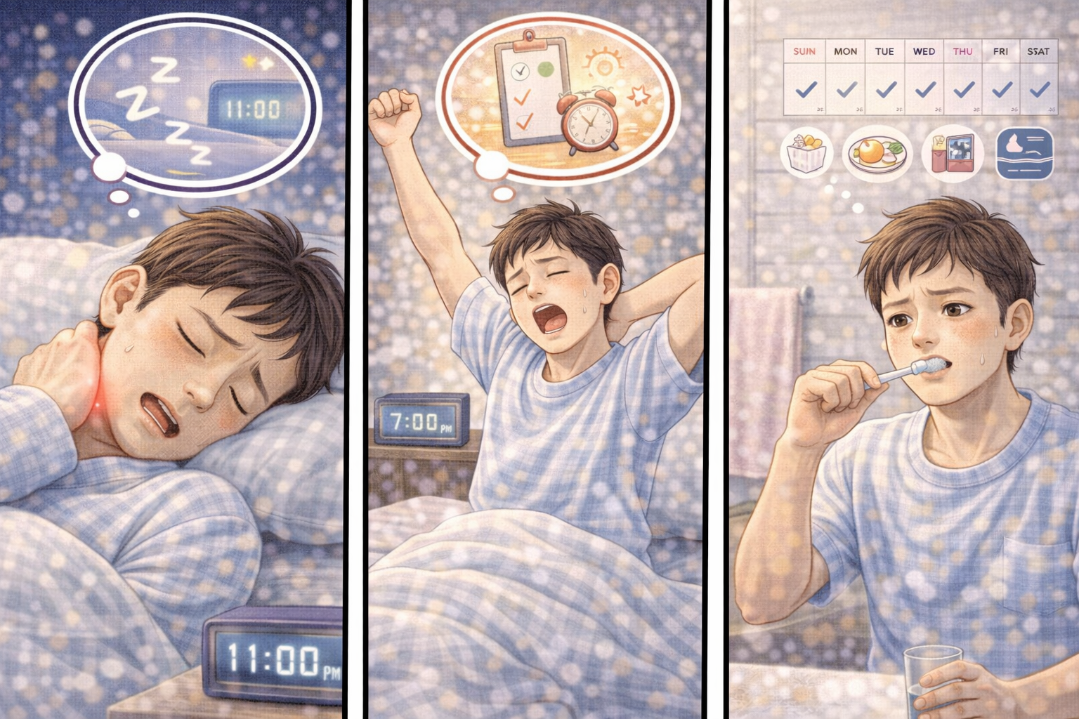 10대 자녀 수면시간, 루틴이 더 중요 관련 사진